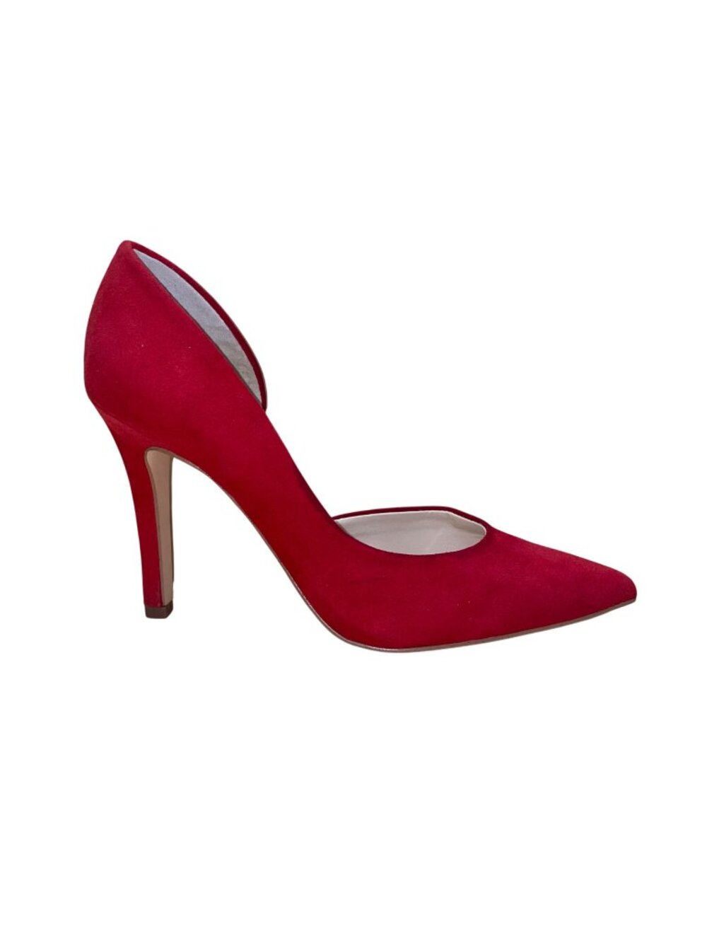 Jenn Ardor Women’s Red Man-Made Pointed-Toe High Heels Size 6M